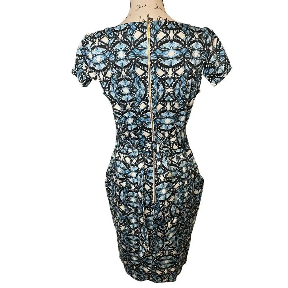NWT Closet London Cotton‎ Tulip dress in blue, Size 8 - Picture 2 of 8